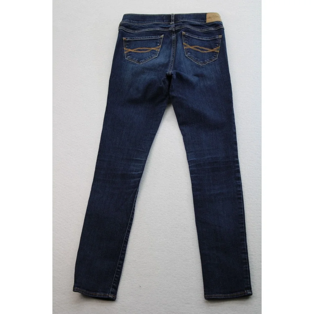 Abercrombie Kids Girls Dark Wash Skinny Jeans Size 16 Kids Slim Fit